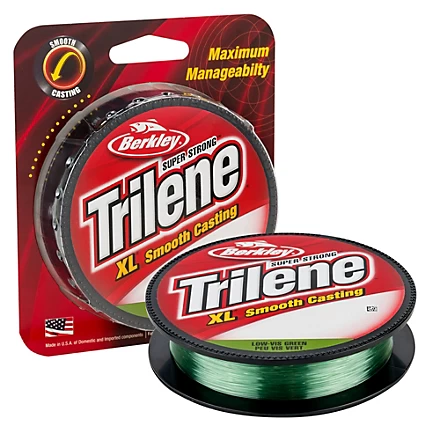 Berkley Trilene XL Monofilament Lo-Vis Green Filler Spools 270-330 Yards 3 Berkley Trilene XL Monofilament Lo-Vis Green Filler Spools 270-330 Yards