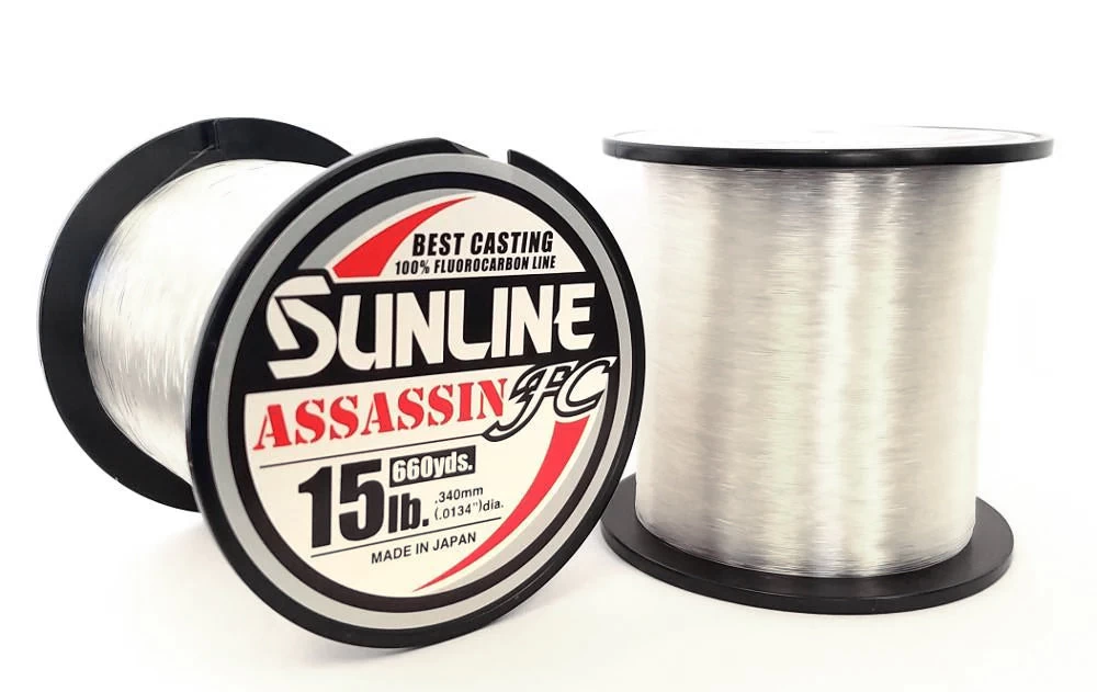 Sunline Assassin FC Fluorocarbon Line Clear 660 Yards 3 Sunline Assassin FC Fluorocarbon Line Clear 660 Yards