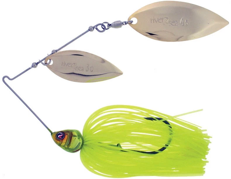 River2Sea Ish Monroe Bling Double Willow Spinnerbait 1/2 Oz. 6 River2Sea Ish Monroe Bling Double Willow Spinnerbait 1/2 Oz. - Image 4