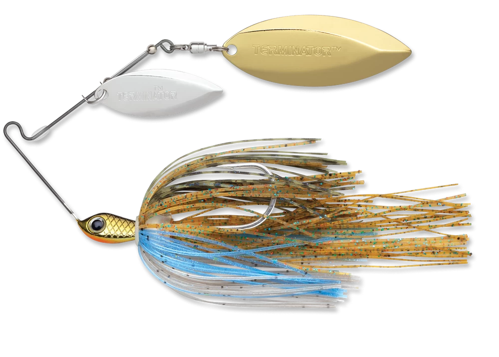 Terminator Stainless Pulse Skirt Spinnerbait Double Willow 3/8 Oz. 4 Terminator Stainless Pulse Skirt Spinnerbait Double Willow 3/8 Oz. - Image 2