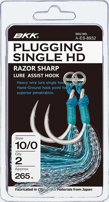 BKK Plugging Single HD Assist Hook 3 BKK Plugging Single HD Assist Hook - Image 2