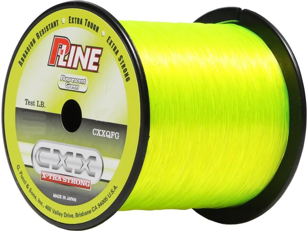 P-Line CXX Fluorescent Green X-Tra Strong Fishing Line 3 P-Line CXX Fluorescent Green X-Tra Strong Fishing Line
